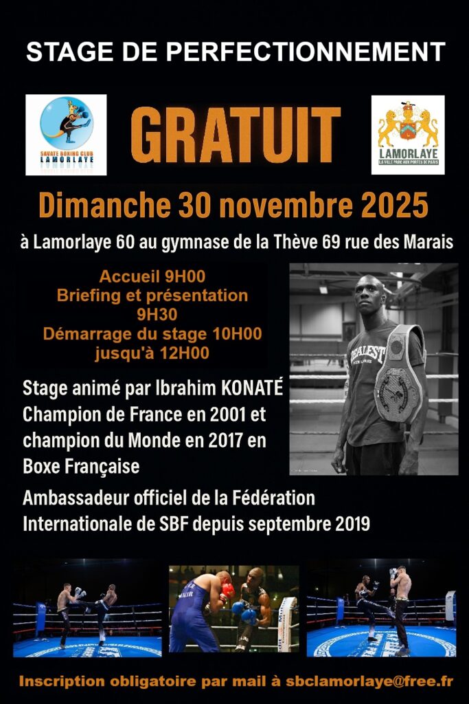 affiche stage sbc lamorlaye